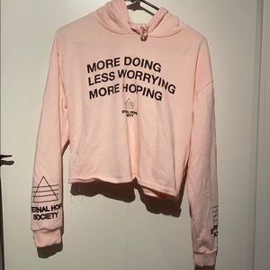 Cropped hoodie